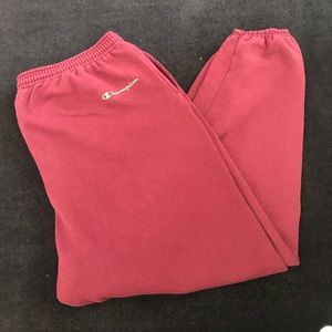 Champion Maroon Sweatpants
